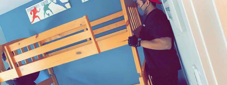 movers disinfect goods