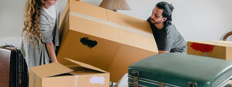 color code your moving boxes
