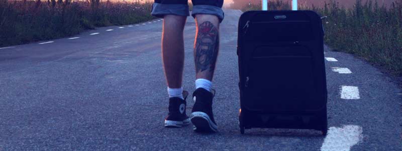 rolling suitcase for moving