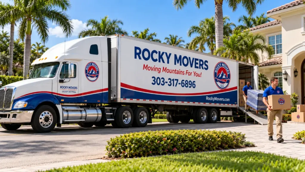 Rocky Movers providing long-distance moving services in Florida