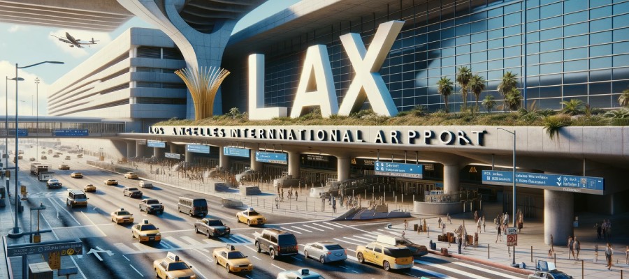 LAX international airport california