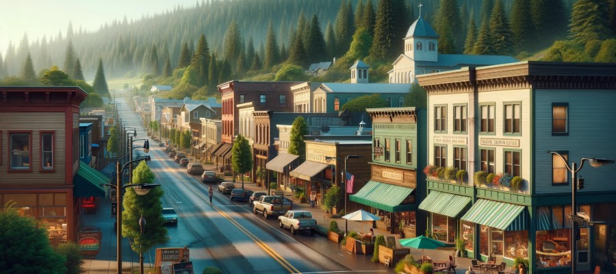 small town Washington state