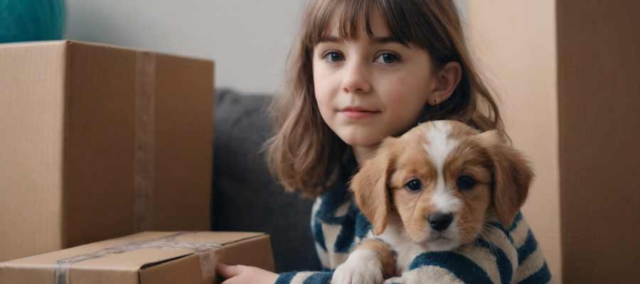 pets and kids moving