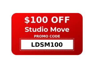 $100 off coupon studio apartment for a long distance move