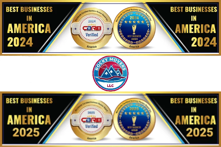 2024 and 2025 Best moving company in Denver award post